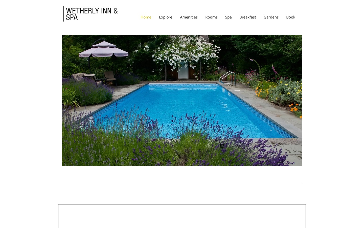 The current homepage